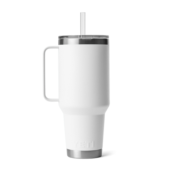 YETI RAMBLER 42OZ (1.2L) STRAW MUG - WHITE