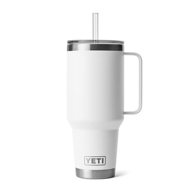 YETI RAMBLER 42OZ (1.2L) STRAW MUG - WHITE