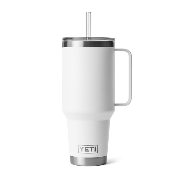 YETI RAMBLER 42OZ (1.2L) STRAW MUG - WHITE