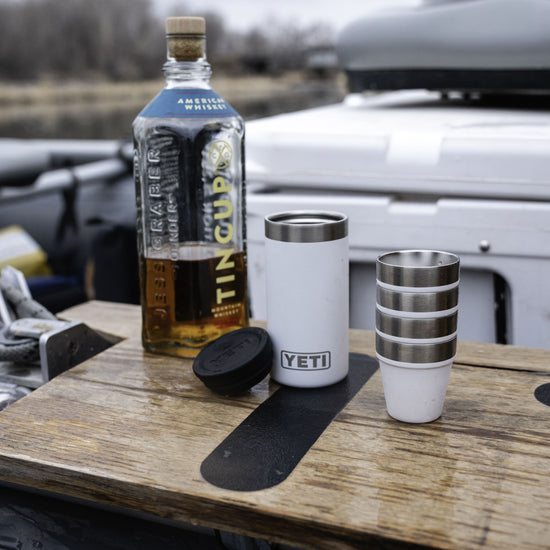 YETI SHOT GLASSES & CASE - WHITE