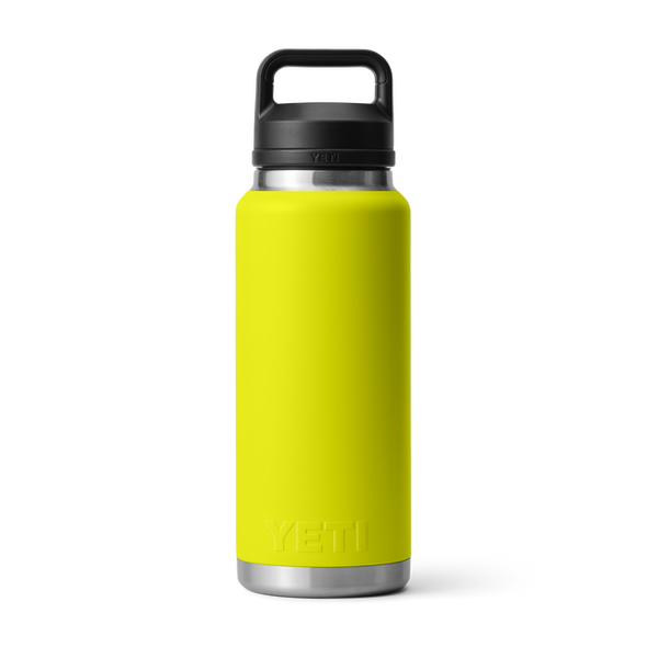 YETI RAMBLER 36OZ (1065ML) BOTTLE W/ CHUG CAP - FIREFLY YELLOW