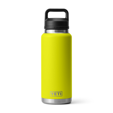 YETI RAMBLER 36OZ (1065ML) BOTTLE W/ CHUG CAP - FIREFLY YELLOW