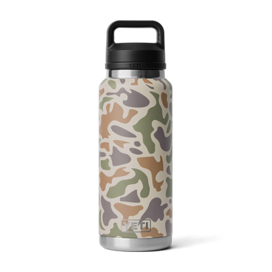 YETI RAMBLER 36OZ (1065ML) BOTTLE W/ CHUG CAP - TAN CAMO