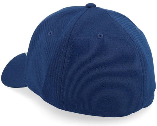 OAKLEY 6 PANEL STRETCH METALLIC HAT - ABYSS/WHITE