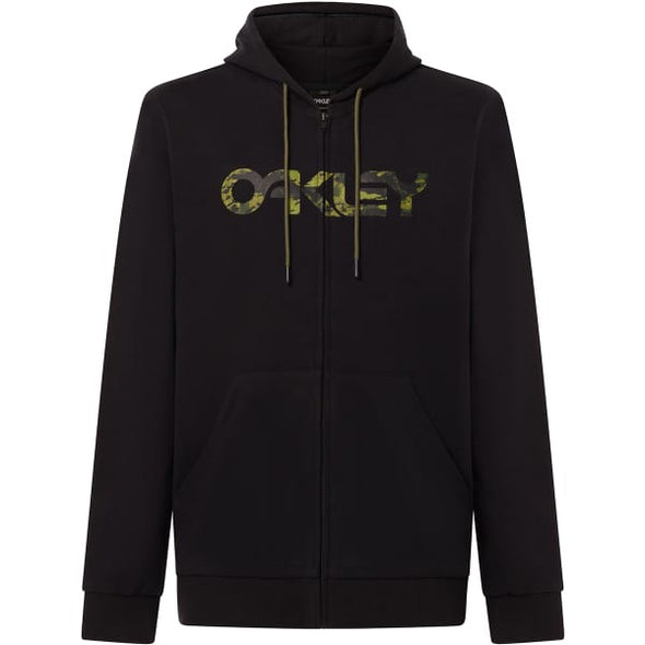 OAKLEY TEDDY FULL ZIP HOODIE - BLACK/TIGER MNT CAMO