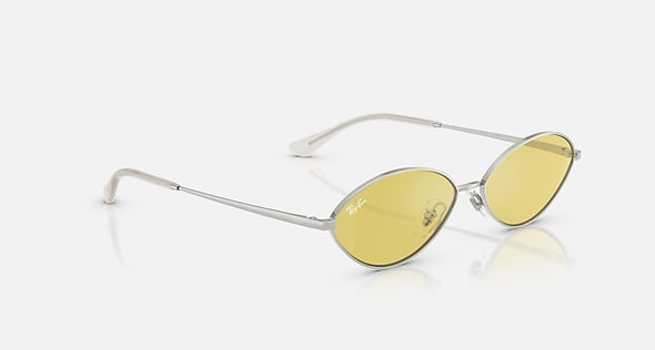 RAY BAN KAI SILVER W/ YELLOW MIRROR FLASH GOLD