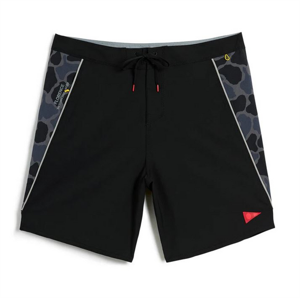 FLORENCE F1 AIRTEX GAMMA BOARDSHORT - BLACK