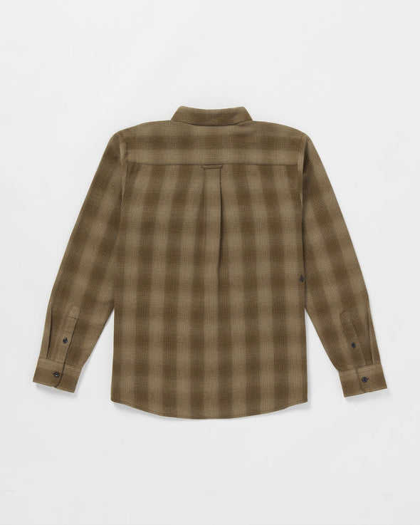 VOLCOM SHADOWSTONE FLANNEL LS - DKE