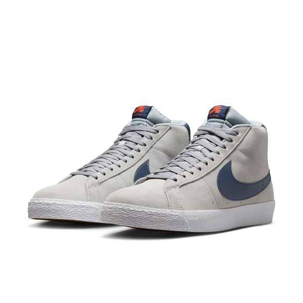 NIKE SB ZOOM BLAZER MID - WOLF GREY/MIDNIGHT NAVY