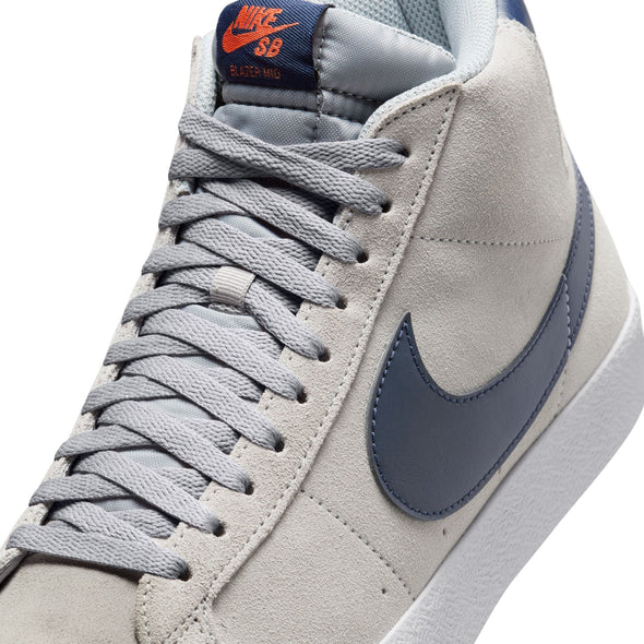 NIKE SB ZOOM BLAZER MID - WOLF GREY/MIDNIGHT NAVY