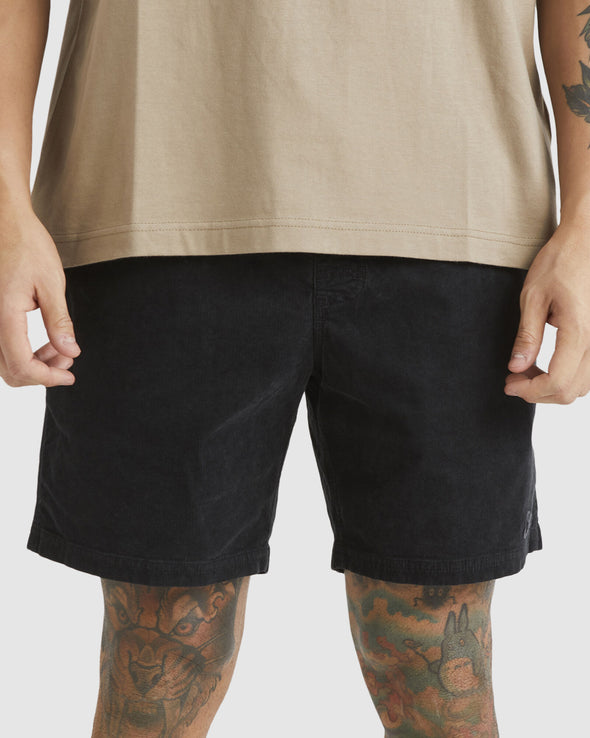 RVCA ESCAPE ELASTIC CORD SHORT ||  - BLACK