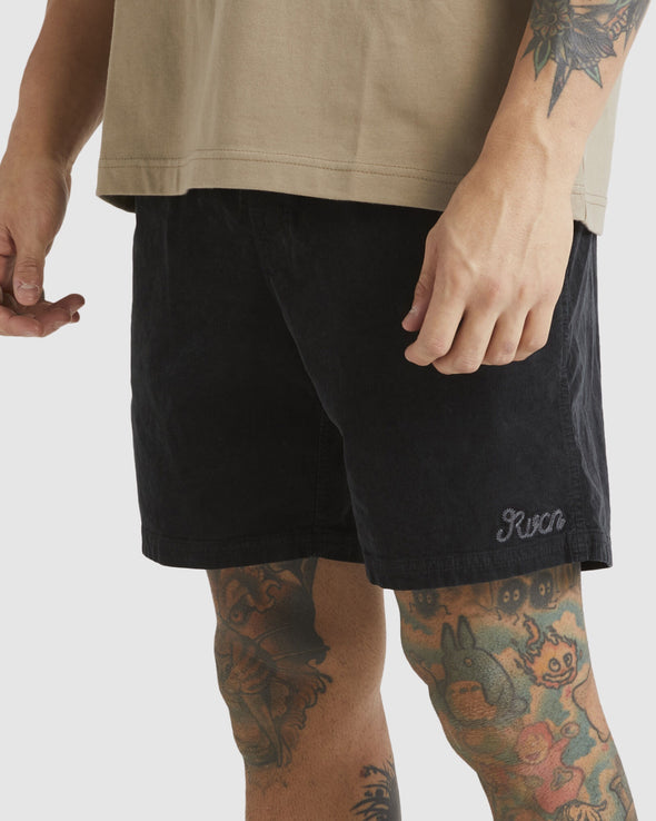 RVCA ESCAPE ELASTIC CORD SHORT ||  - BLACK