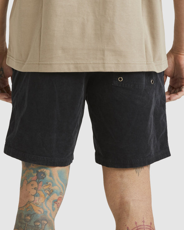 RVCA ESCAPE ELASTIC CORD SHORT ||  - BLACK