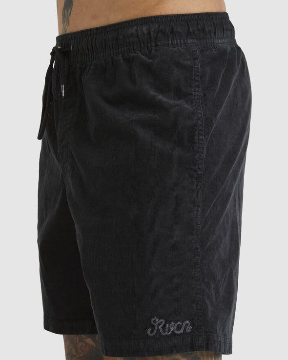 RVCA ESCAPE ELASTIC CORD SHORT ||  - BLACK