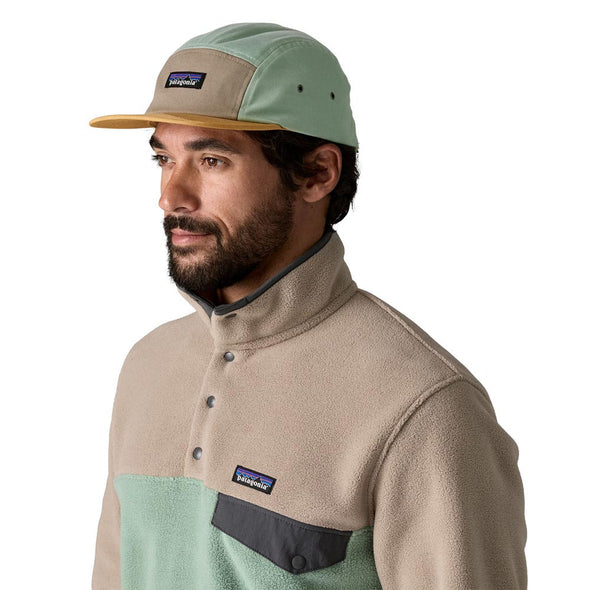 PATAGONIA P-6 LABEL MACLURE HAT - ELWOOD GREEN