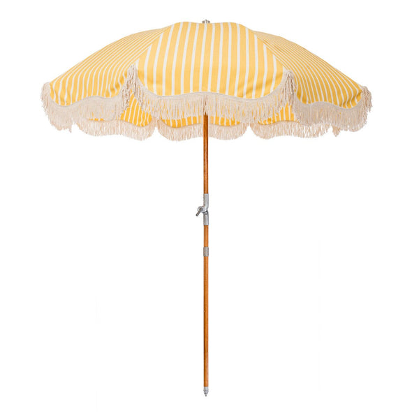 BUSNIESS & PLEASURE CO PREMIUM BEACH UMBRELLA - MONACO MIMOSA STRIPE