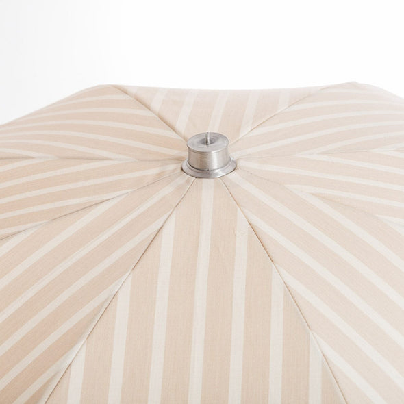 BUSNIESS & PLEASURE CO PREMIUM BEACH UMBRELLA - MONACO NATURAL STRIPE