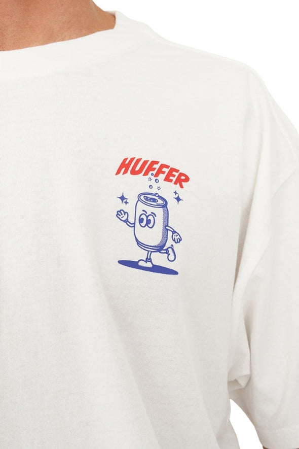 HUFFER BLOCK TEE 220/FIZZIN - CHALK