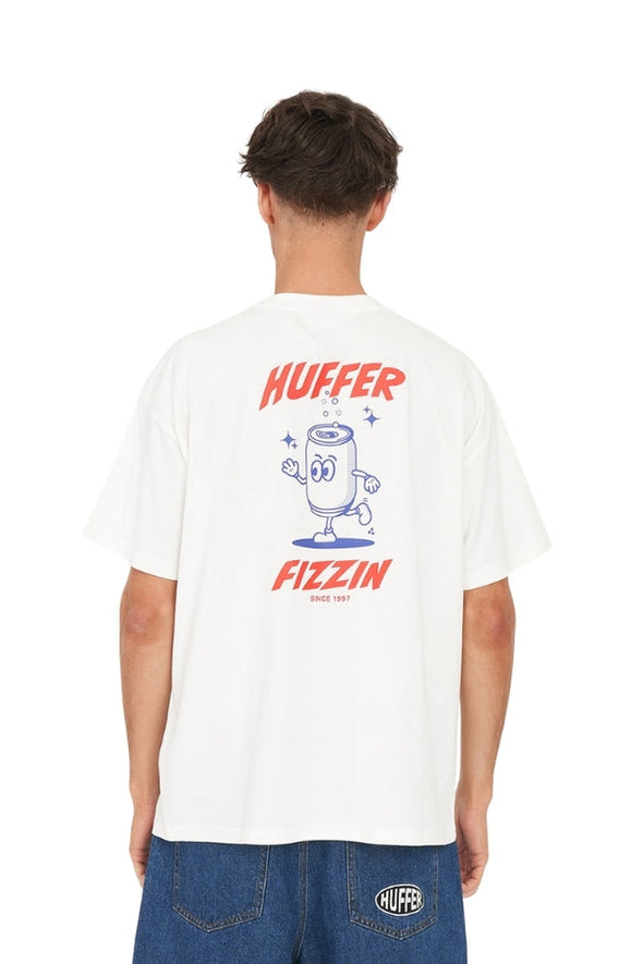 HUFFER BLOCK TEE 220/FIZZIN - CHALK