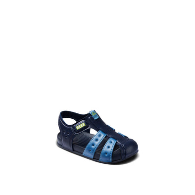 REEF LITTLE WATER BEACHY BOYS - GREY OCEAN LIME