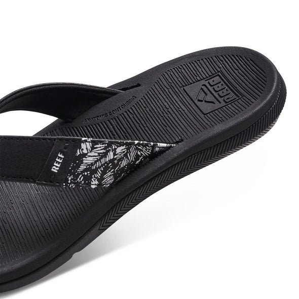 REEF SANTA ANA LADIES - BLACK/WHITE