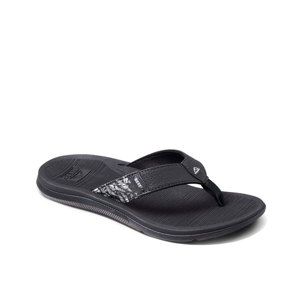 REEF SANTA ANA LADIES - BLACK/WHITE