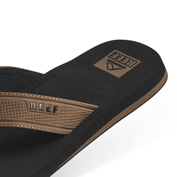 REEF LAYBACK - BLACK/TAN