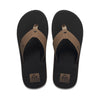 REEF LAYBACK - BLACK/TAN