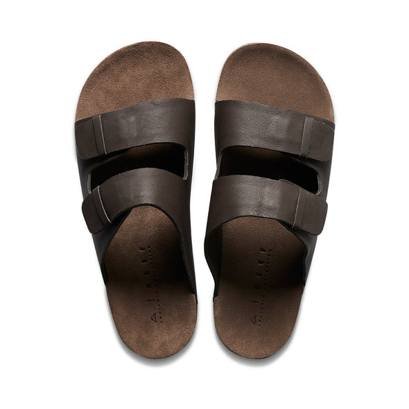 REEF MENS OJAI TWO BAR - BROWN LEATHER