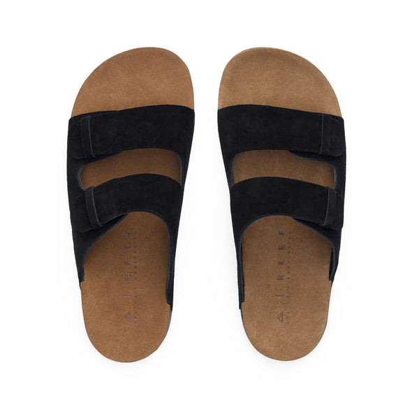 REEF WOMENS OJAI TWO BAR - BLACK/TAN