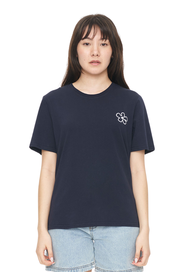 HUFFER CLASSIC TEE 170/NECTAR - NAVY