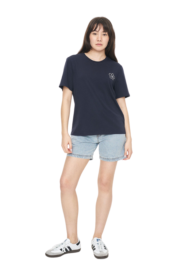 HUFFER CLASSIC TEE 170/NECTAR - NAVY