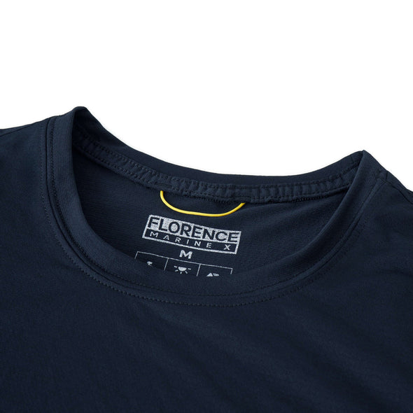 FLORENCE AIRTEX LONG SLEEVE SHIRT - NAVY
