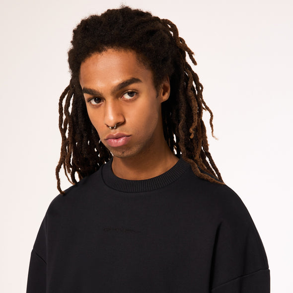 OAKLEY SOHO CREW NECK SWEATSHIRT - BLACKOUT