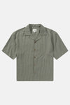 RHYTHM RELAXED CHECK SS SHIRT - OLIVE