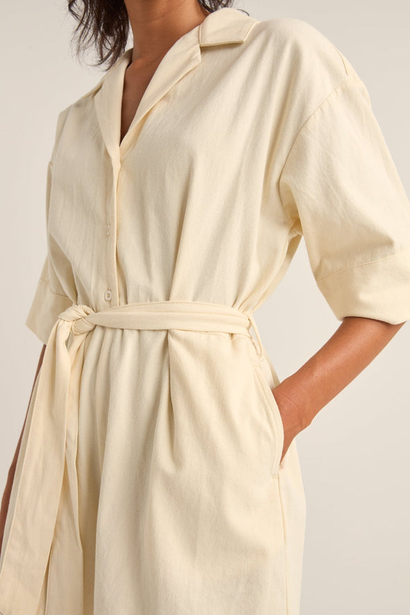 RHYTHM BOILER PLAYSUIT - CREAM