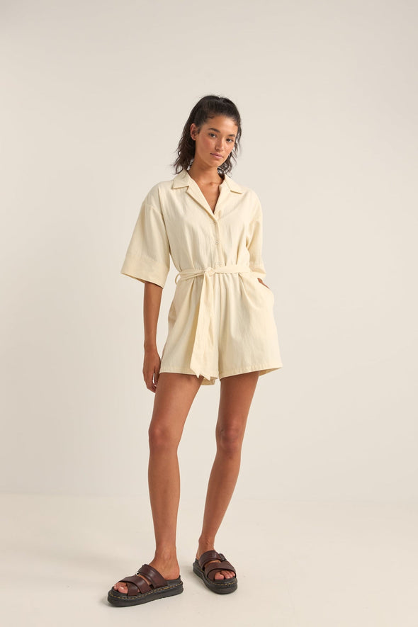 RHYTHM BOILER PLAYSUIT - CREAM