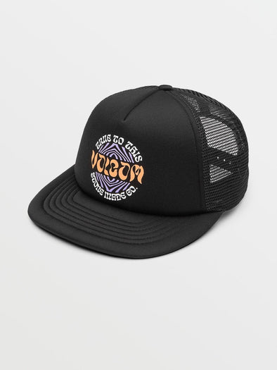 VOLCOM BOYS HOT CHEESE TRUCKER - BLK