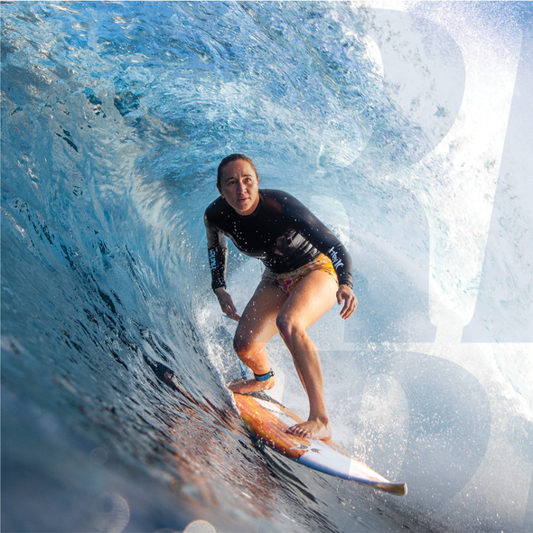 FCS || CRISSA MOORE PC AIR CORE TRI FIN SET - BLUE/BLACK