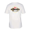 FLORENCE CAMO LOGO T-SHIRT - WHITE