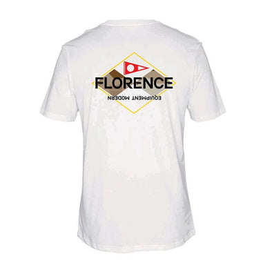 FLORENCE CAMO LOGO T-SHIRT - WHITE