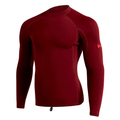 FLORENCE 1.5MM LS FLATLOCK WETSUIT JACKET - MAROON