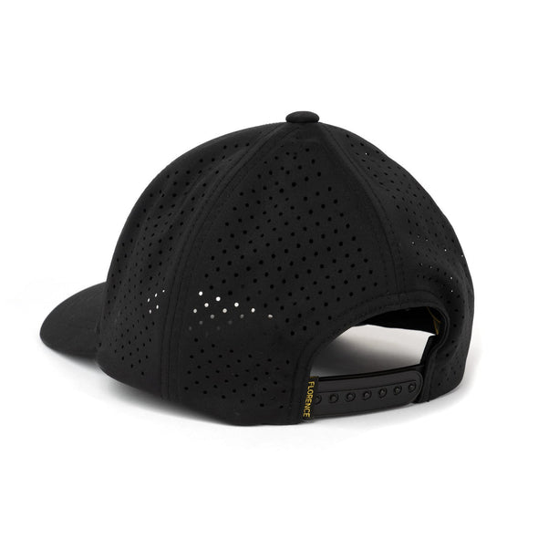 FLORENCE AIRTEX TRUCKER HAT - BLACK