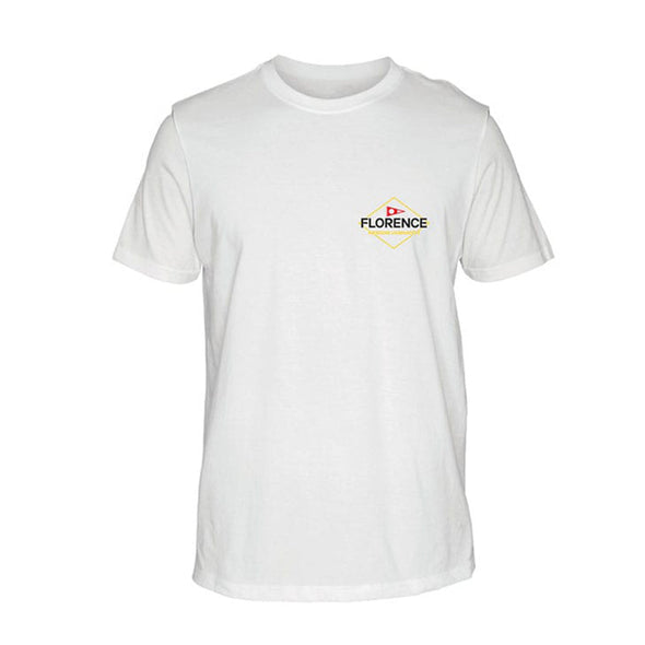 FLORENCE CAMO LOGO T-SHIRT - WHITE