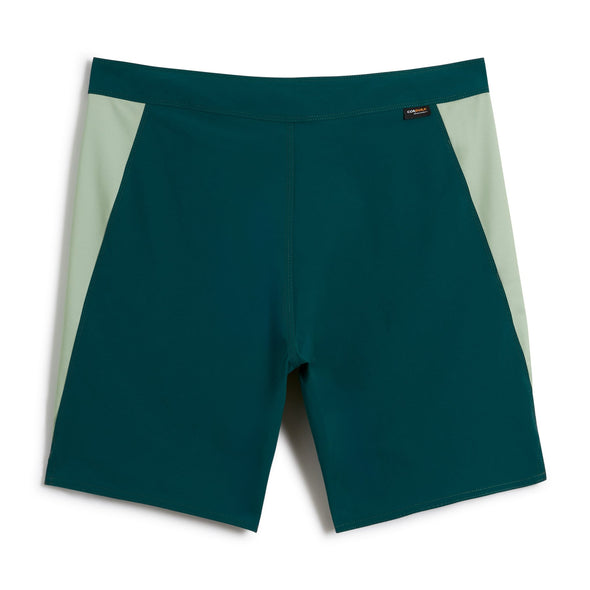 FLORENCE F1 BURGEE CORDURA BOARDSHORT - DARK EMERALD