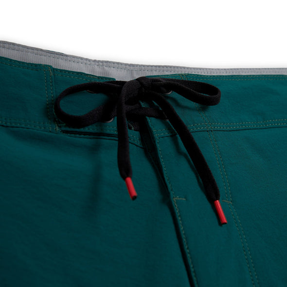 FLORENCE F1 BURGEE CORDURA BOARDSHORT - DARK EMERALD