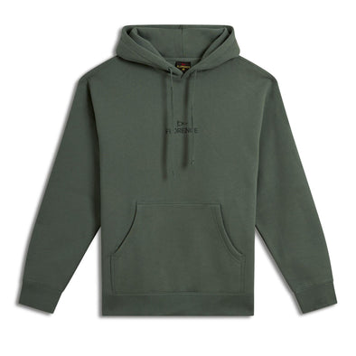 FLORENCE EMBROIDERED HOODIE - DARK SAGE