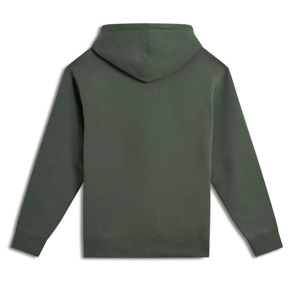 FLORENCE EMBROIDERED HOODIE - DARK SAGE