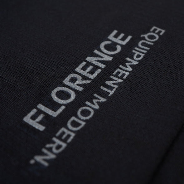 FLORENCE AIRTEX LONG SLEEVE SHIRT - BLACK