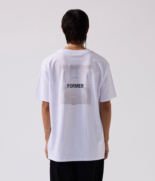 FORMER TWO-TONE CRUX T-SHIRT - WHITE